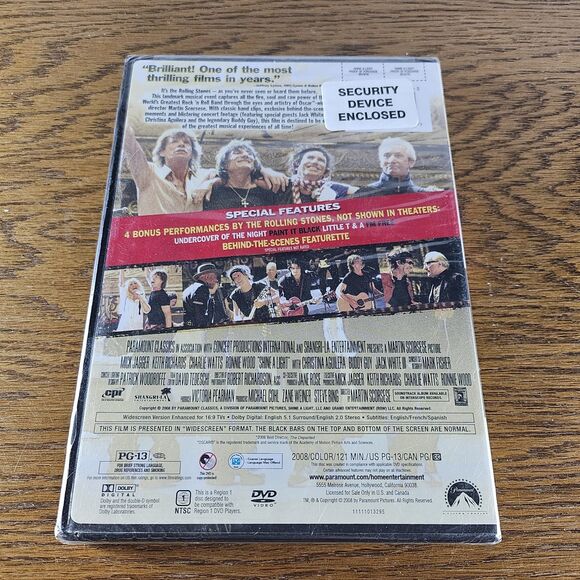 Rolling Stones’ “Shine a Light” (DVD) widescreen………..BRAND NEW & SEALED! - Picture 2 of 2